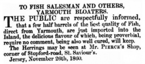 Yarmouth bloaters in 1860