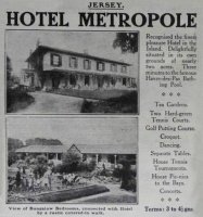 Metropole Hotel advert
