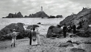 On the rocks in 1906