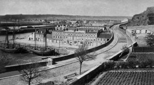 What is now a car park was once town gardens