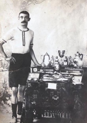 ... his father, Charles Henry Cornish, also an award-winner, but at what sport we have not been able to establish