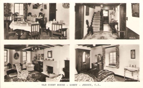 A postcard from the property's days as a hotel