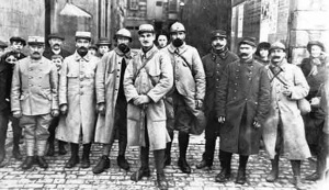 French reservists in Caledonia Place