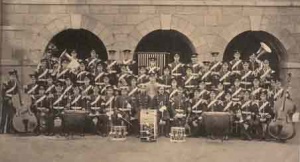 The King's Own band in 1910