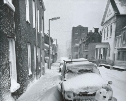 Snow in Aquila Road in 1973