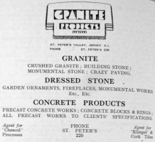 1948 advert, two years after quarrying started