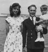 Albert and Daphne Brown, nee Carrel, with Andrew Charles