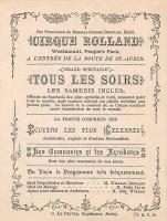 Circus advert