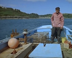 A lobster fisherman in 1965 ...