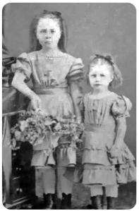 Annie with her sister Sarah Jane