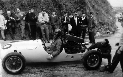 Godfrey Amy at the wheel of a Cooper Norton in 1960