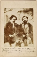 Sons Charles and Francois-Victor in 1853-4