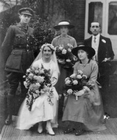 The couple with Arthur Edgar Hobbs, Florence Mabel Hobbs and Minifred May Hobbs