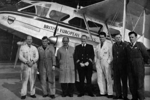 BEA maintenance crew in the 1960s