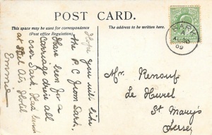 ...and one sent to her father the following year