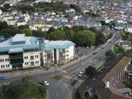 The Green Street roundabout