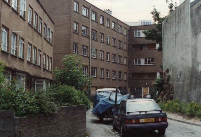 Clarence Court, now demolished to make way for Jersey Archive