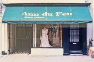 ... and then by Ann du Feu's dress shop