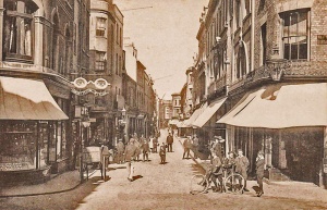The street in the early years of the 20th century