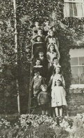 John George Pallot, his children and sister Louisa's