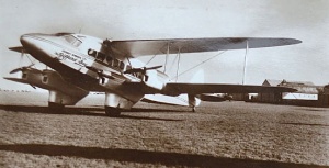 Jersey Airways' Giffard Bay in England in 1937