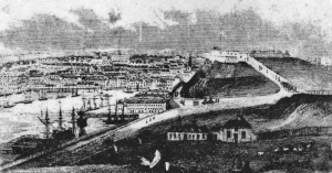 Fort Regent and St Helier Harbour in the 19th century