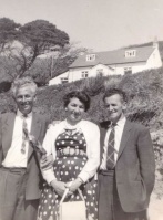 Fred, Mimi and Peter Cadoret, 1960