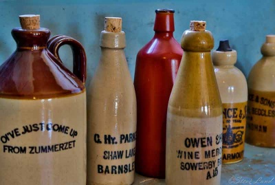 Cider flagons - picture by Steve Lund