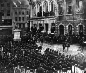 Battle of Jersey centenary celebrations in the Royal Square in 1881