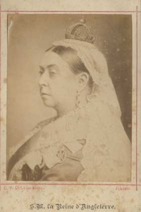 Queen Victoria - was this taken by C P Ouless? Perhaps just a copy for promotional purposes.