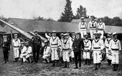 Naval Brigade at a carnival