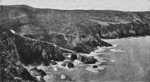 Plemont from the cliffs in 1906