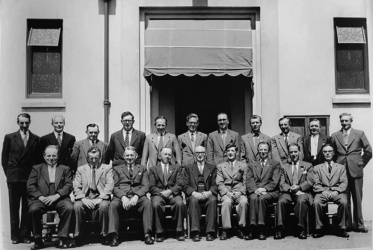 Unfortunately we have no dates for these three group photographs of parish officers