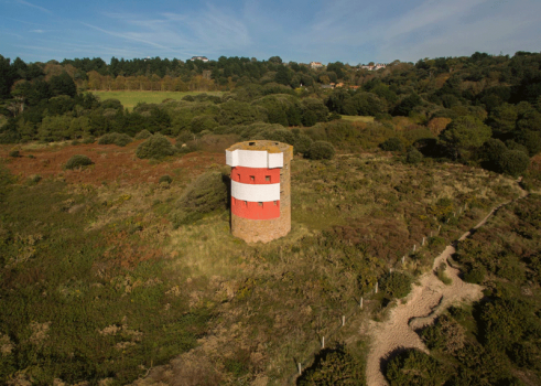 Two drone photographs ...