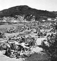 A crowded beach in 1973 - Picture Jersey Evening Post