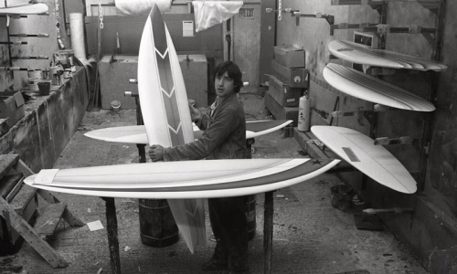 Steve Harweood at the Freedom Factory in 1981 - Picture Jersey Evening Post