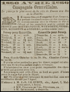 Granville, Comete 1860