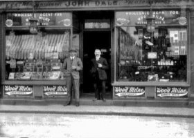 Edwin Dale's father John's shop at 13 Union Street