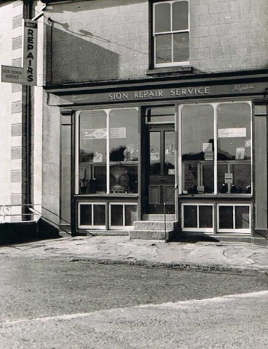 Dupre's shoe repair shop at Sion, St John