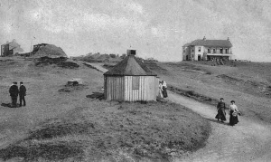 The camera obscura at Corbiere was a major attraction persuading islanders and tourists to take the train there
