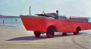 An Elizabeth Castle DUKW in 1973