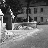 The church gates in 1950