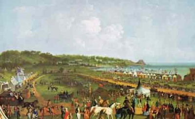 The famous Ouless painting of a Grouville Common race meeting