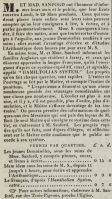 Mr and Mrs Sanford's school in Rue des Trois Pigeons (Hill Street) taught in English and French in 1824. The second language was taught using the Hamilton System at 7s 6d a term extra
