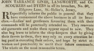 ’Make old garments look like new’ at 30 Hilgrove Lane in 1829