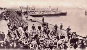 This picture of the East Surreys is dated 1904, but it should be October 1905