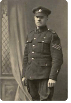 Sergeant Hedley Francis Michel, MM, was born in St Peter in 1894, the son of Louisa. [10] He joined the 14th Canadians in 1915 and arrived in France in June 1916. In April 1918, when in charge of a platoon, he raided and enemy trench north of Arras. They killed many of the enemy, took 56 prisoners, and brought back three machine guns and a trench mortar. The platoon suffered no serious injuries.