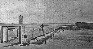 The bridge to the pool - a Wrench postcard