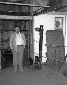 A 1980s visit by Karl Baser, who was based here from 1941 to 1943