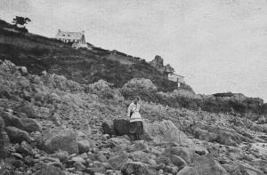 Elizabeth Le Mottee, probably taken at La Corbiere